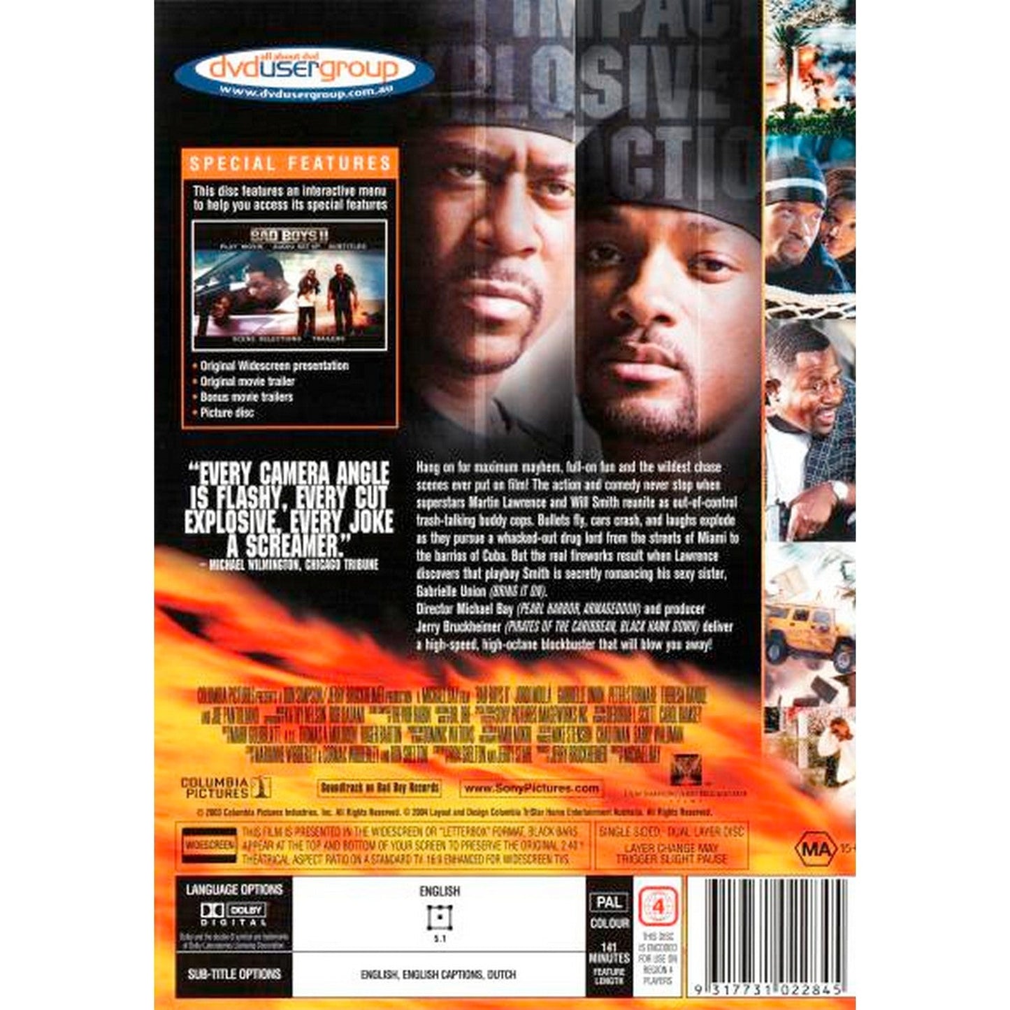 Bad Boys II DVD