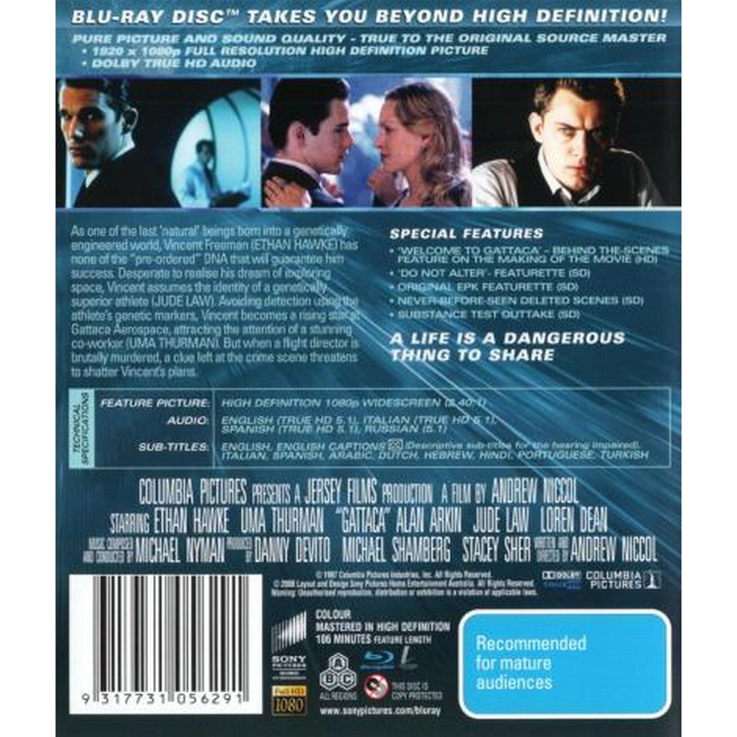 Gattaca Blu-Ray