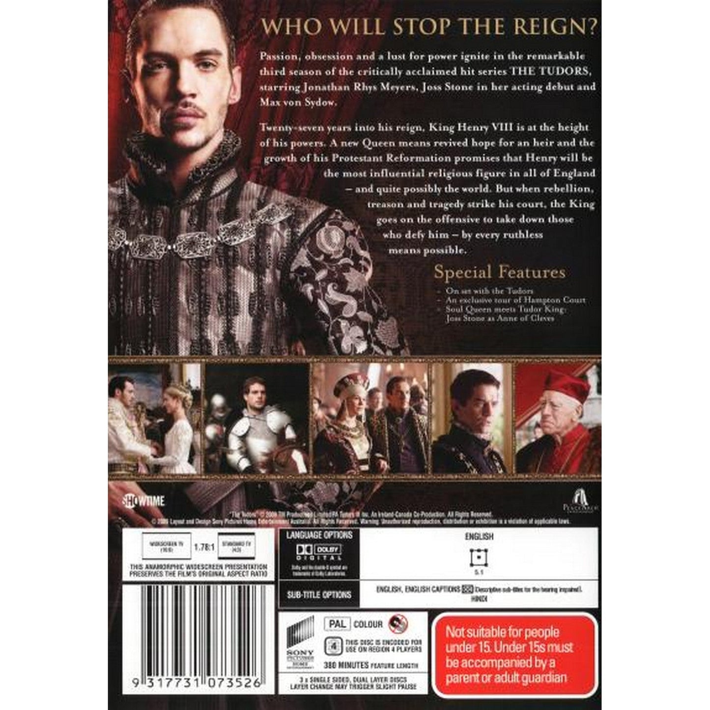 The Tudors: Season 3 DVD