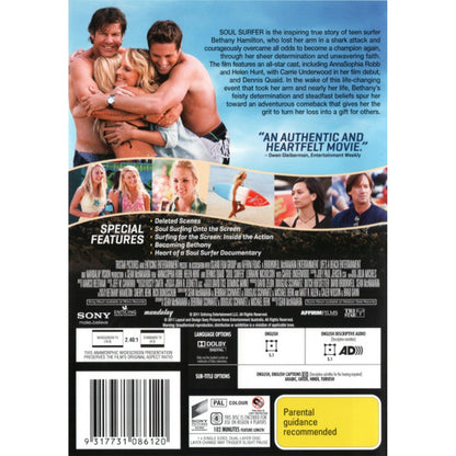 Soul Surfer DVD