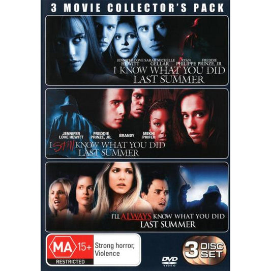 I Know What You Did Last Summer / I Still Know What You Did Last Summer / I'll Always Know What You Did Last Summer (3 Movie Collector's Pack) DVD Box Set