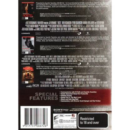 Hostel: Parts I, II & III DVD Box Set