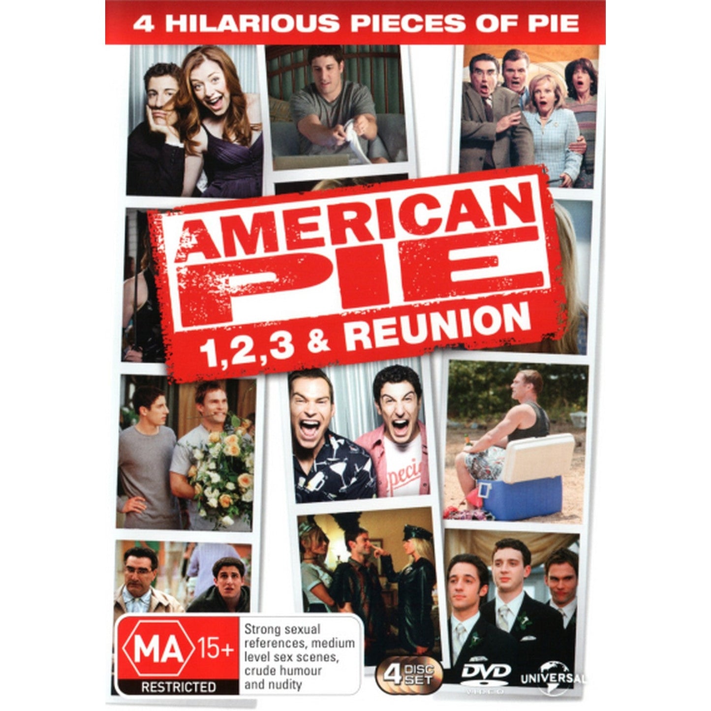 American Pie / American Pie 2 / American Pie 3: The Wedding / American Pie 8: American Reunion (2012) DVD Box Set