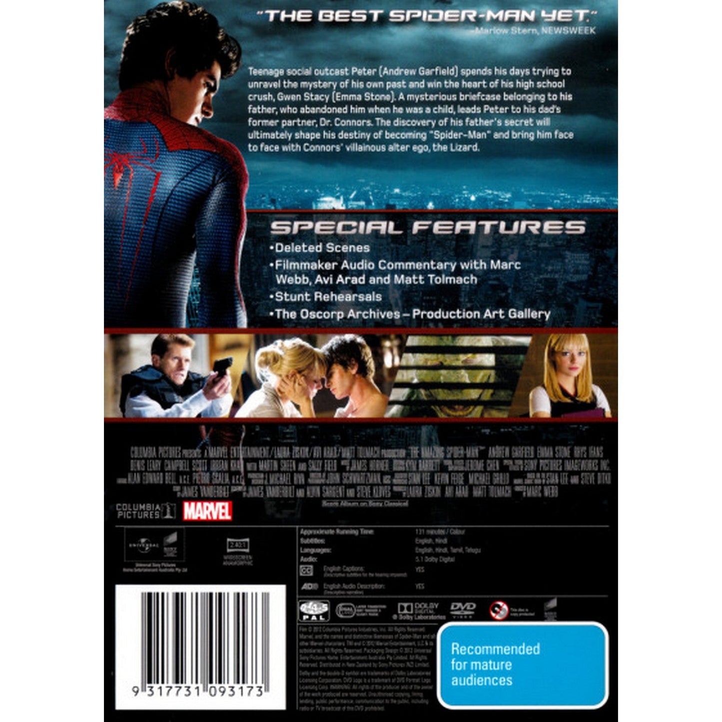 The Amazing Spider-Man DVD