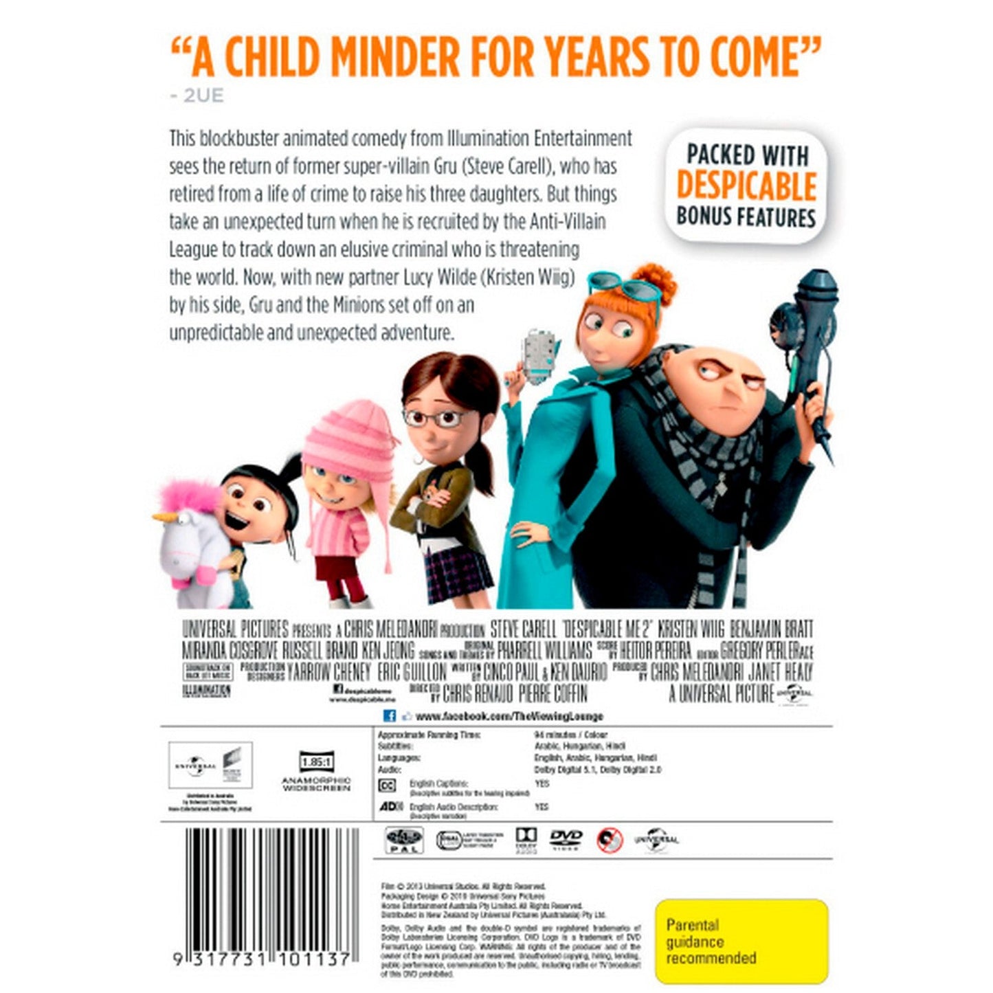 Despicable Me 2 DVD