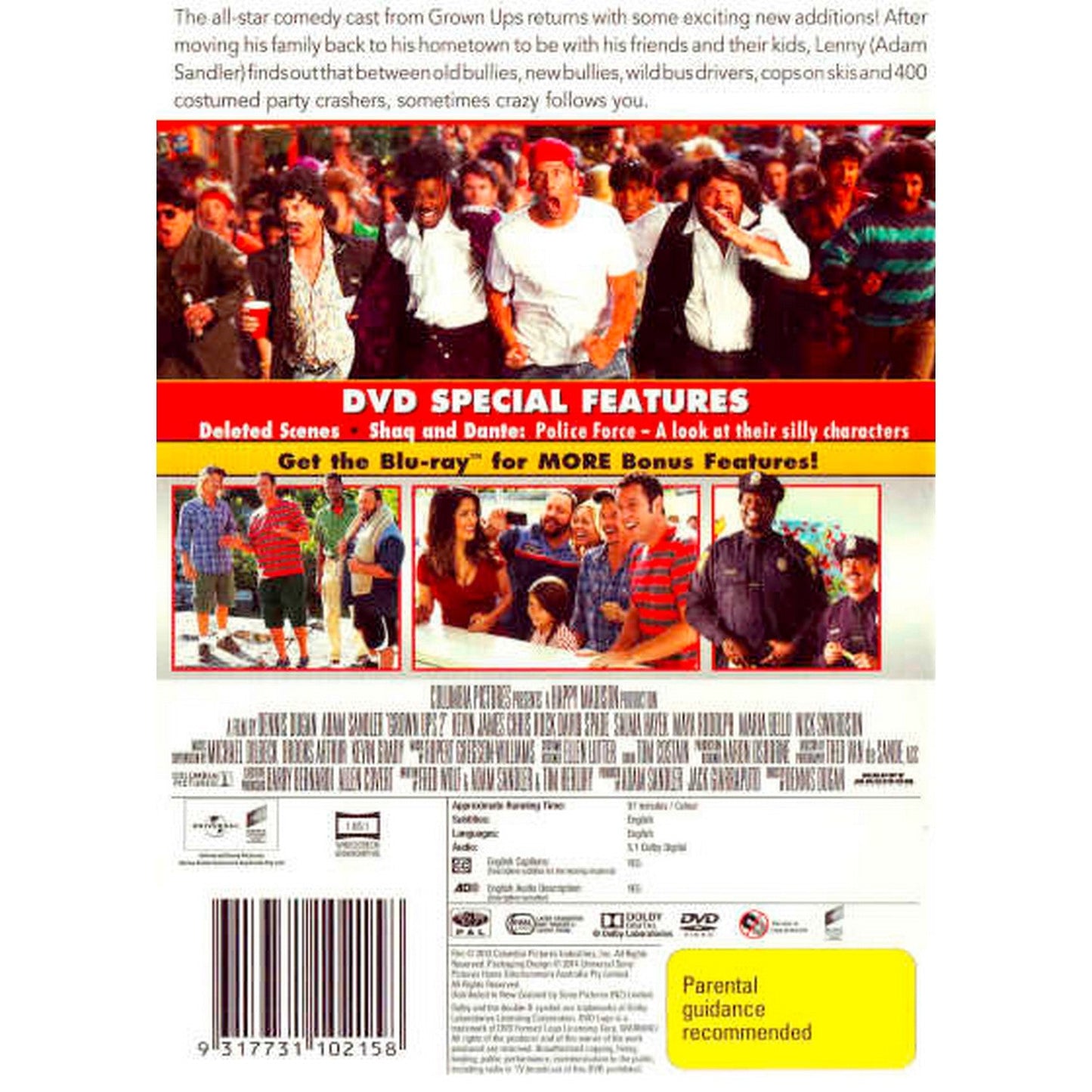 Grown Ups 2 DVD