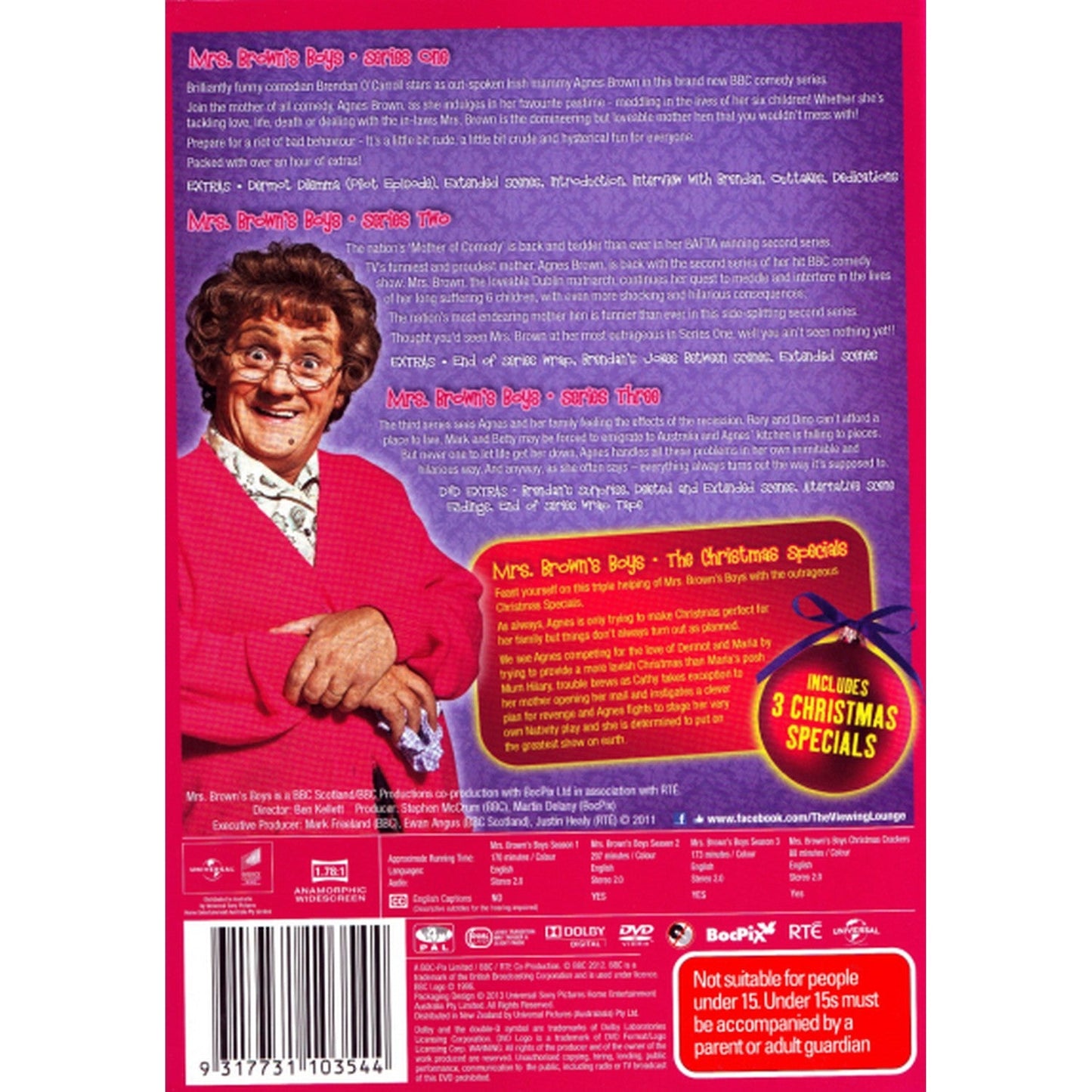 Mrs Brown's Boys: Big Box (Season 1, 2 & 3) DVD Box Set