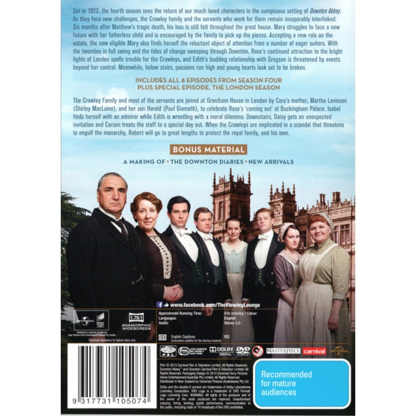 Downton Abbey: Season 4 DVD