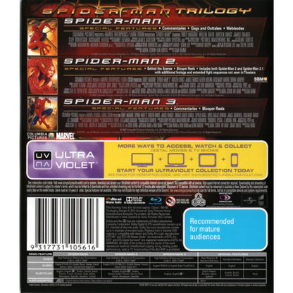 Spider-Man Trilogy (Spider-Man / Spider-Man 2 / Spider-Man 3) Blu-Ray Box Set