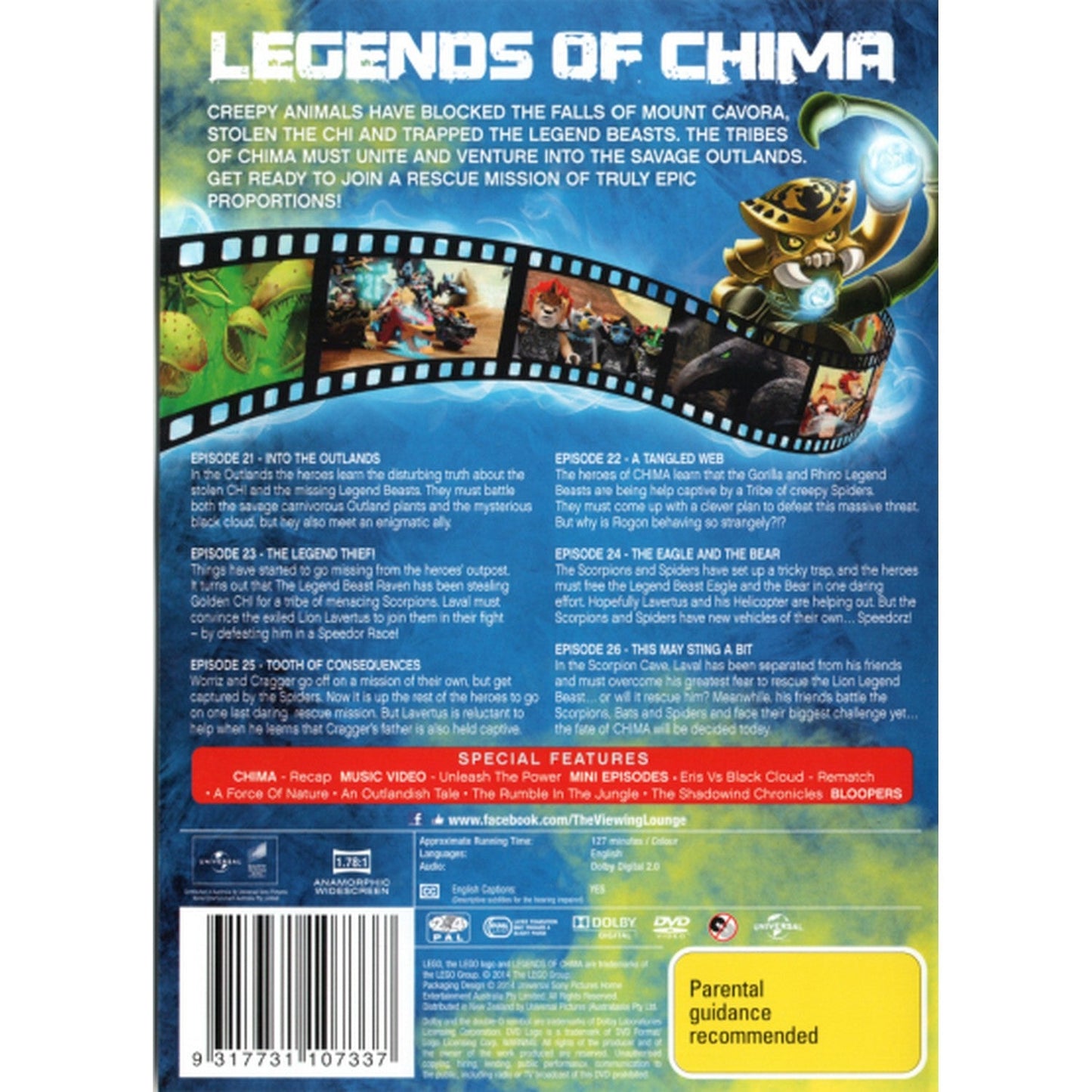 LEGO Legends of Chima: Volume 5 DVD