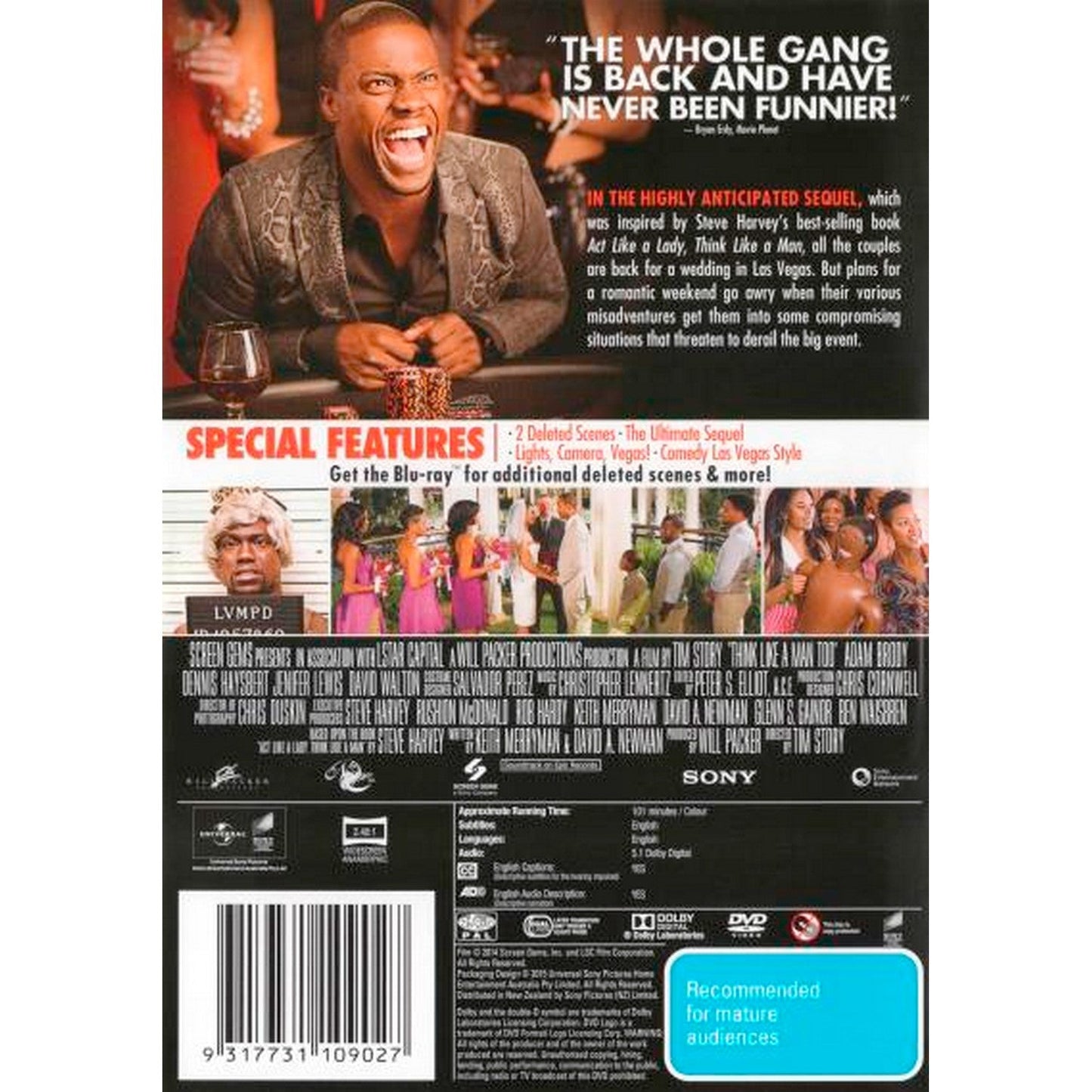 Think Like a Man Too DVD