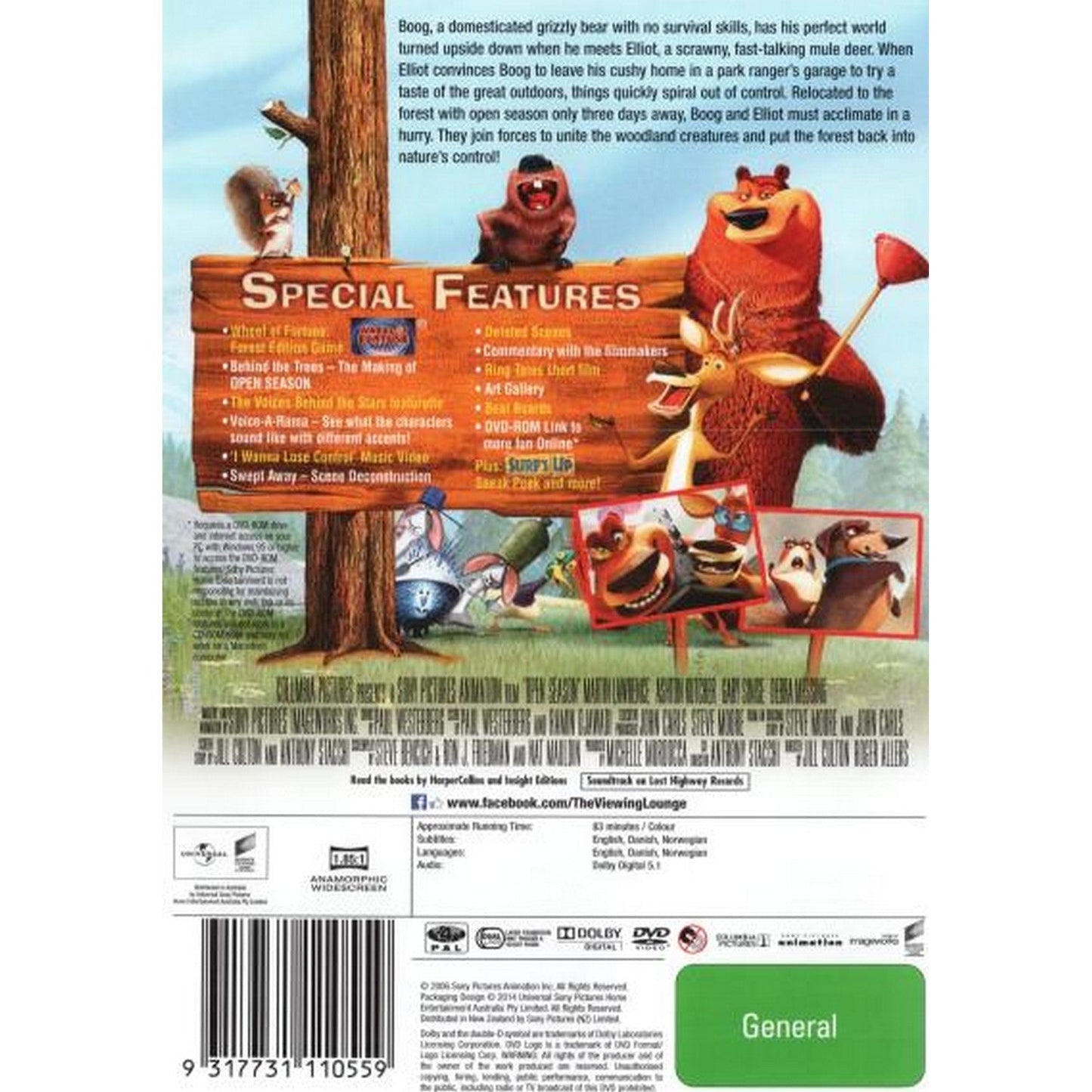 Open Season DVD