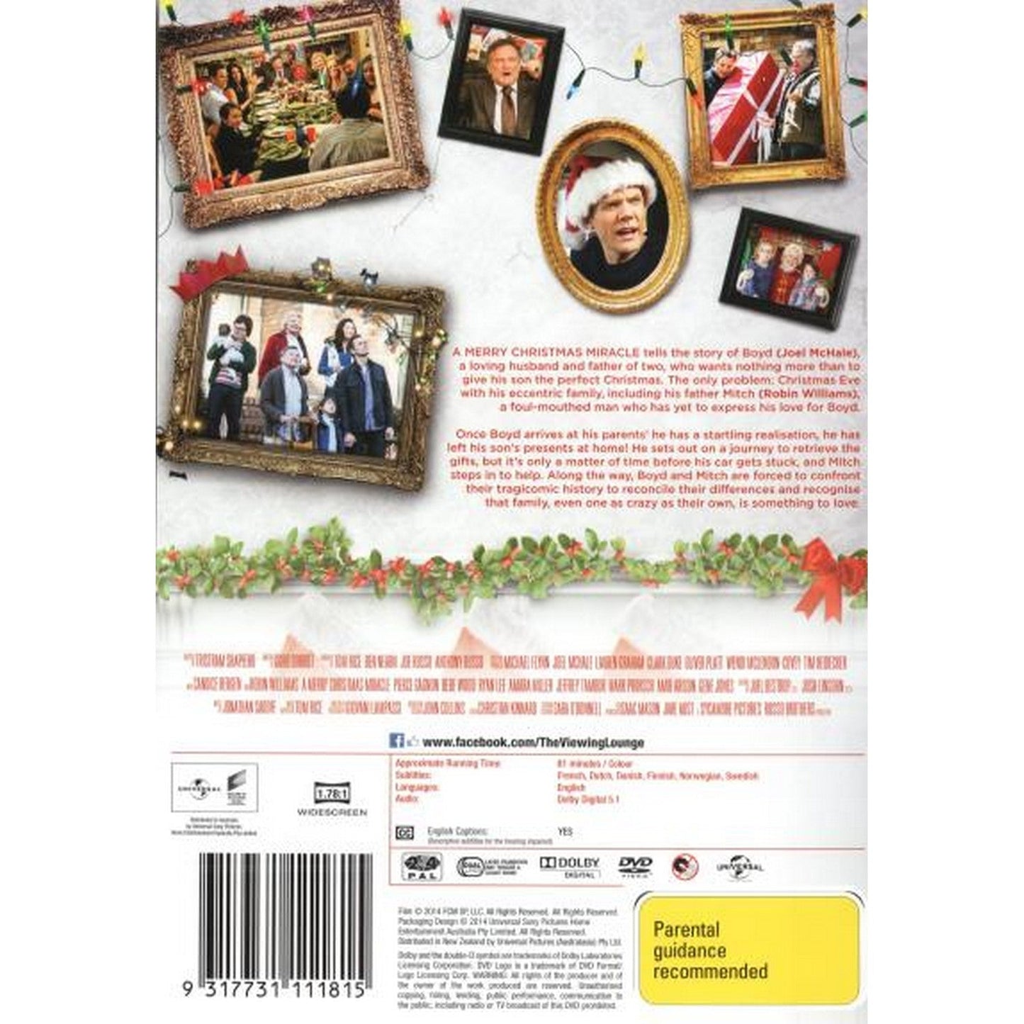 A Merry Christmas Miracle DVD