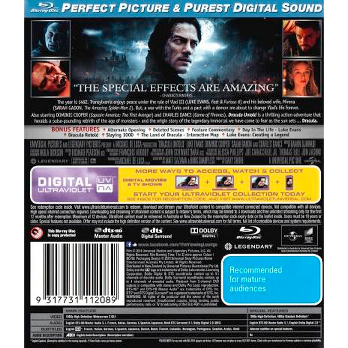 Dracula Untold Blu-Ray