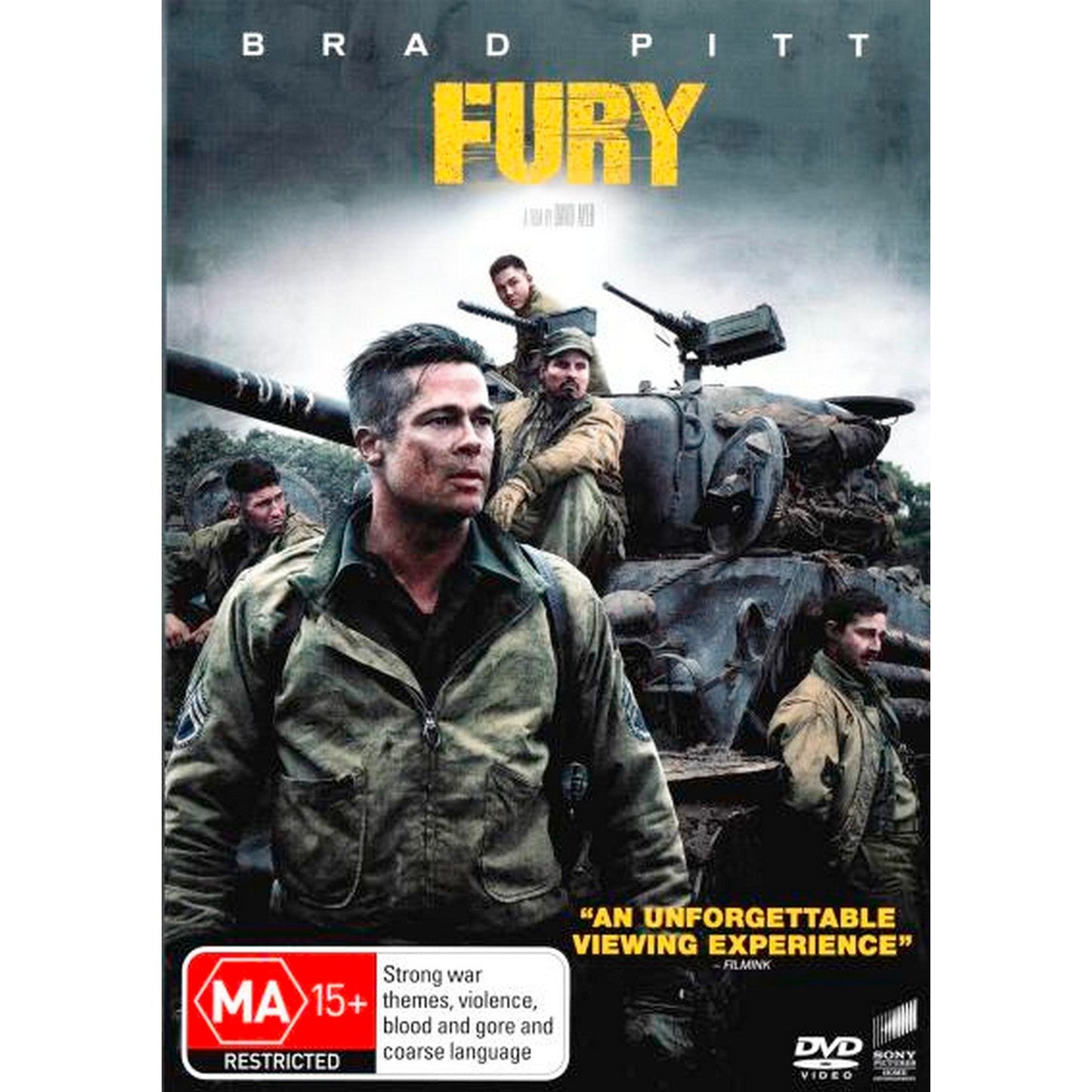 Fury (2014) DVD