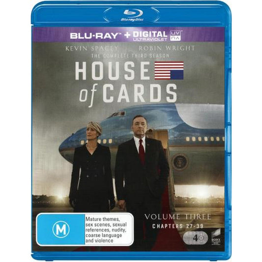 House of Cards: Season 3 (Volume 3: Chapters 27 - 39) Blu-Ray