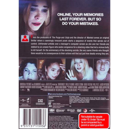 Unfriended DVD