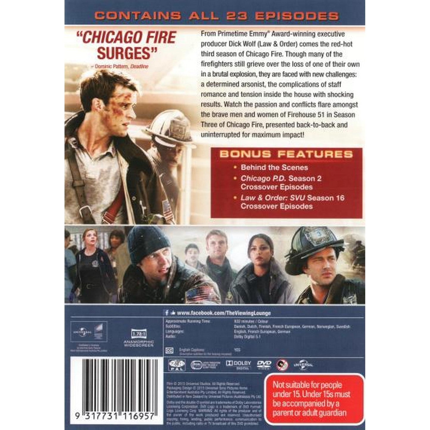 Chicago Fire: Season 3 DVD