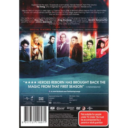 Heroes Reborn: Season 1 DVD