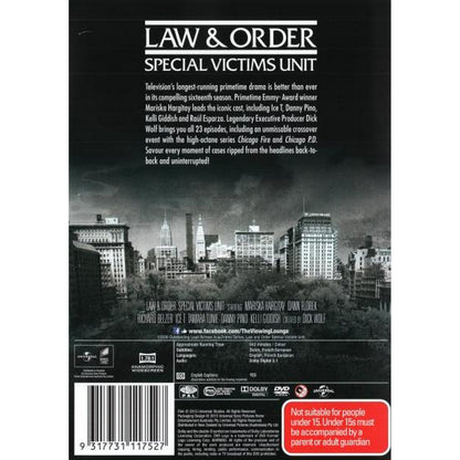 Law & Order: Special Victims Unit - Year 16 DVD