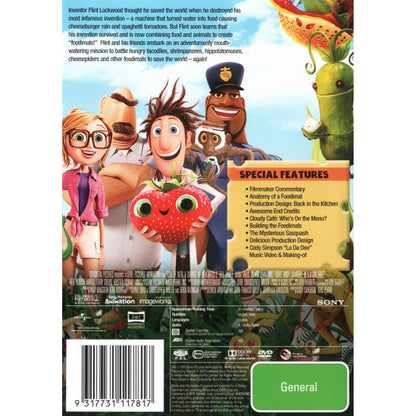 Cloudy with a Chance of Meatballs 2 DVD