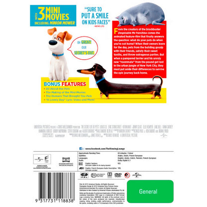 The Secret Life of Pets DVD