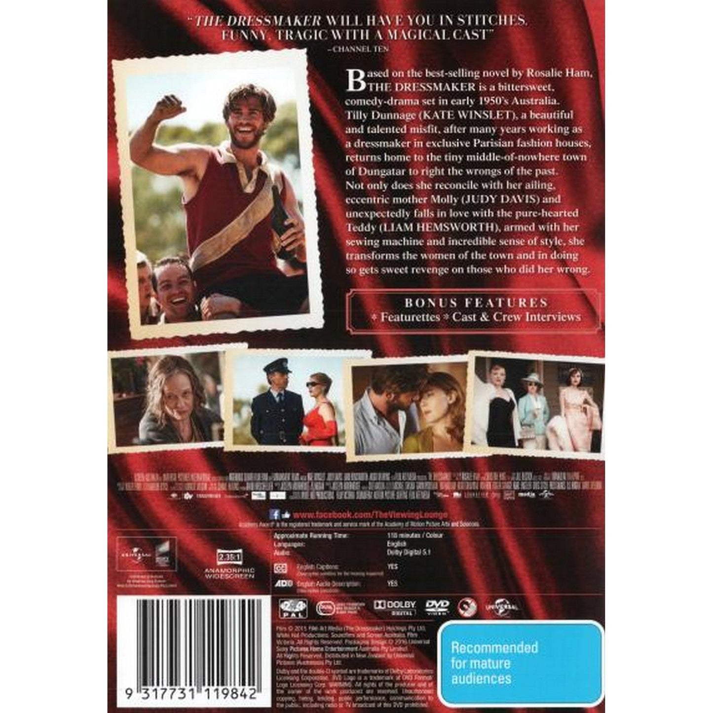 The Dressmaker DVD