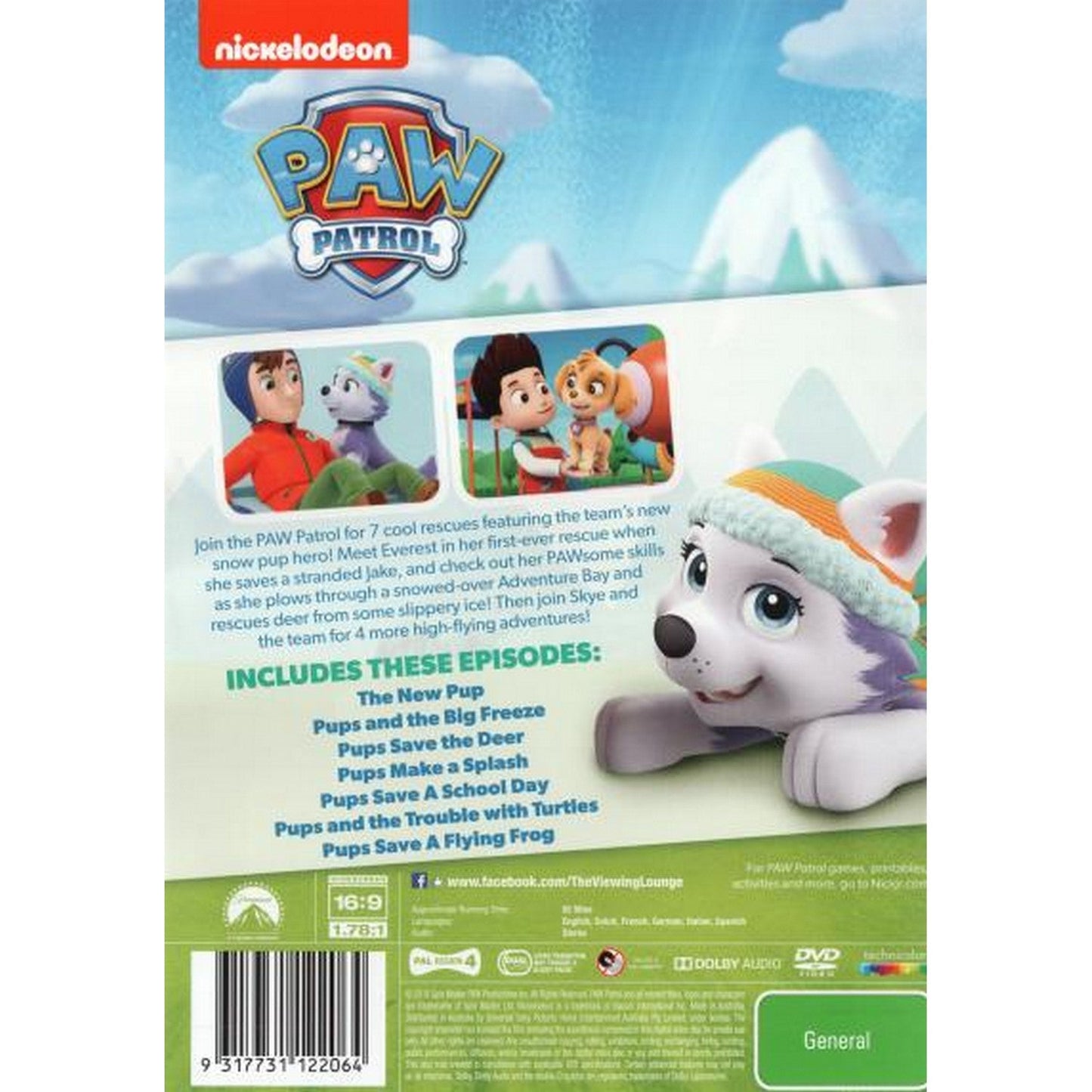 PAW Patrol: Meet Everest! DVD