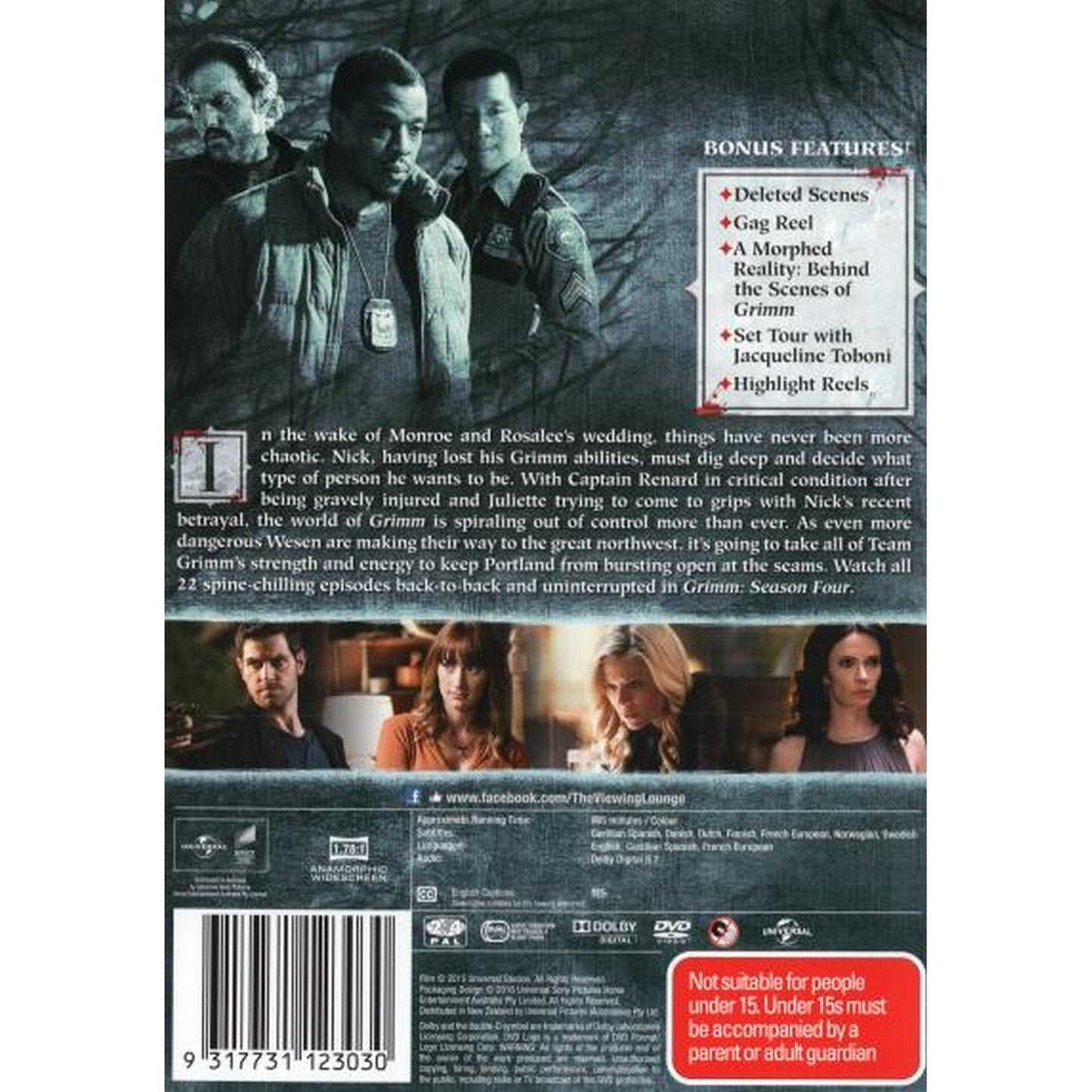 Grimm: Season 4 DVD