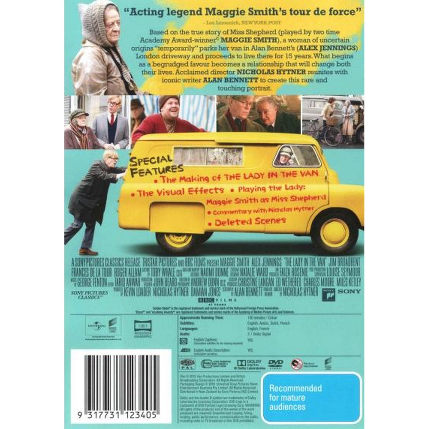 The Lady in the Van DVD