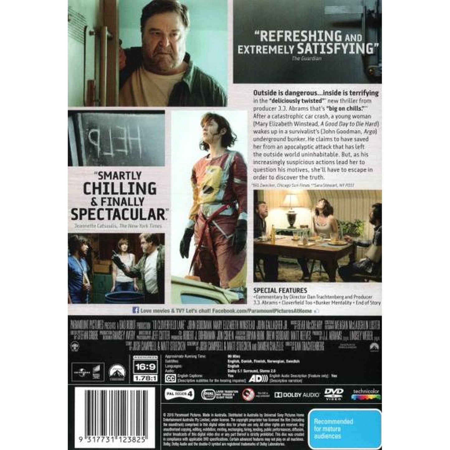 10 Cloverfield Lane DVD