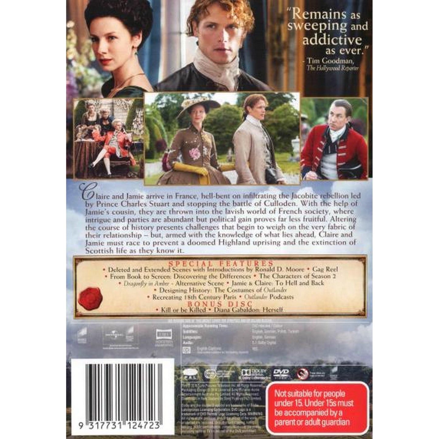 Outlander: Season 2 DVD