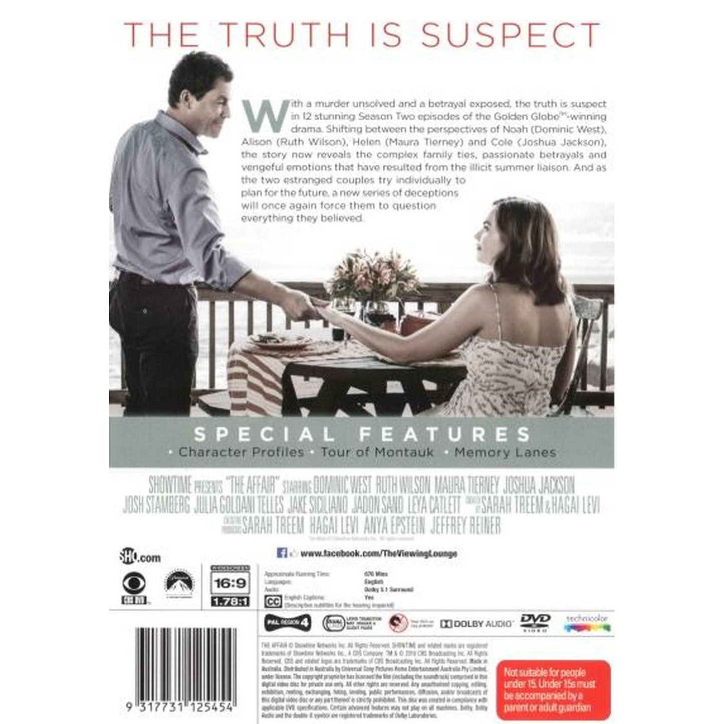 The Affair: Season 2 DVD