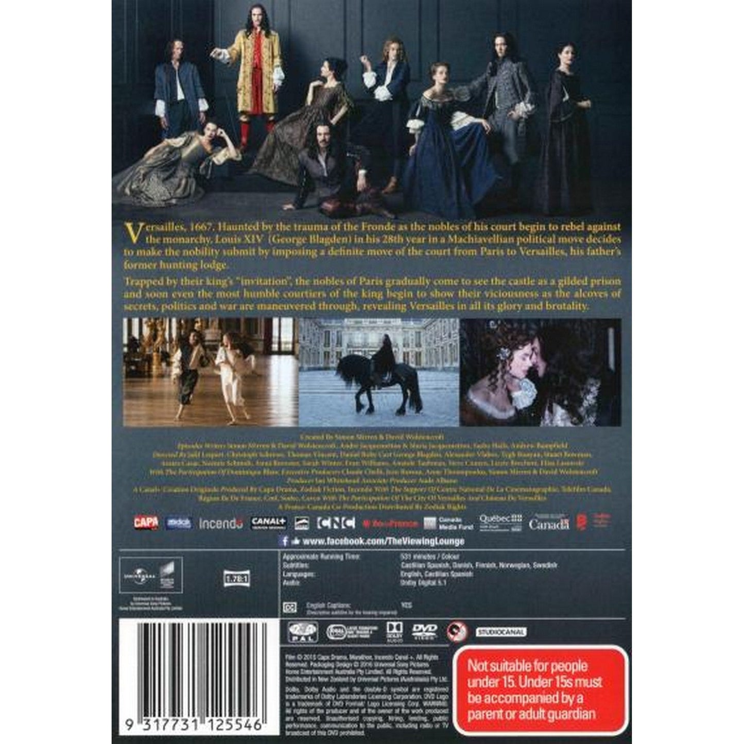 Versailles: Series 1 DVD