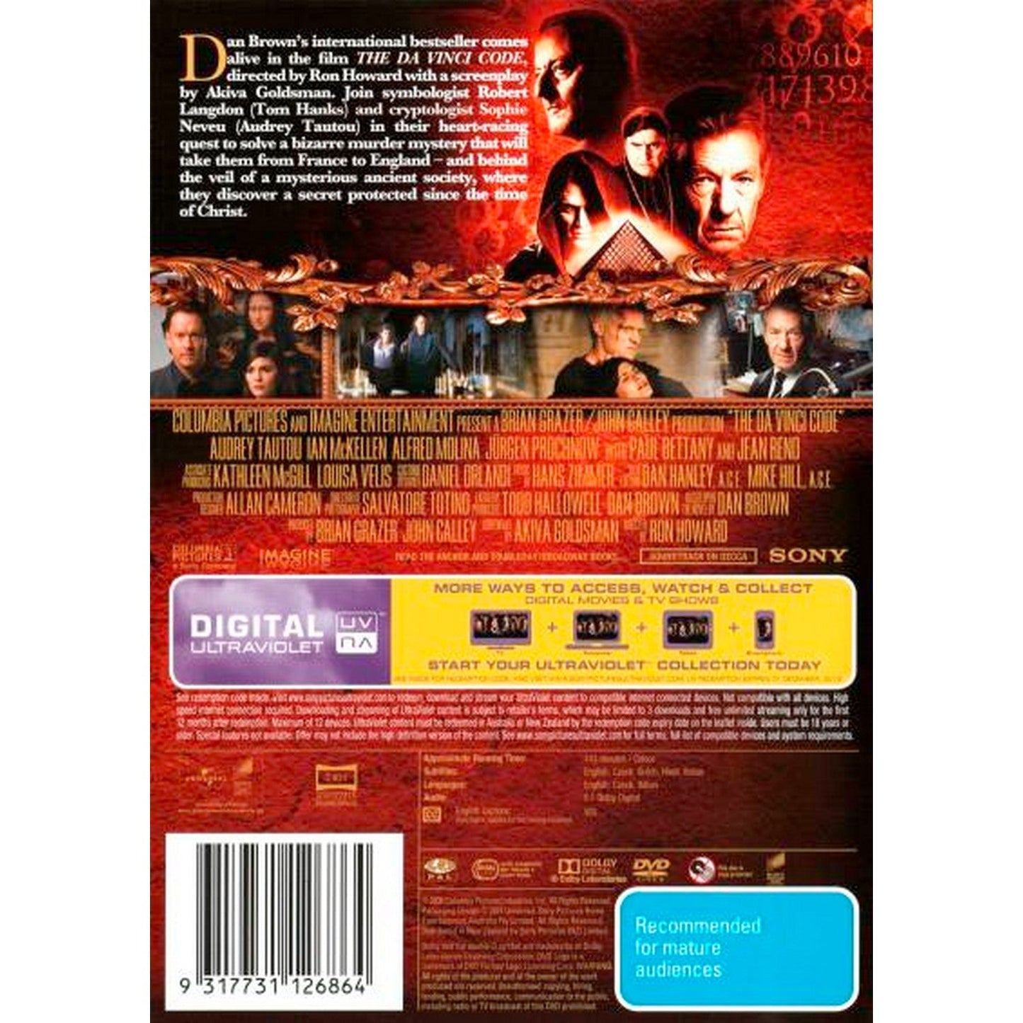 The Da Vinci Code: 10th Anniversary DVD