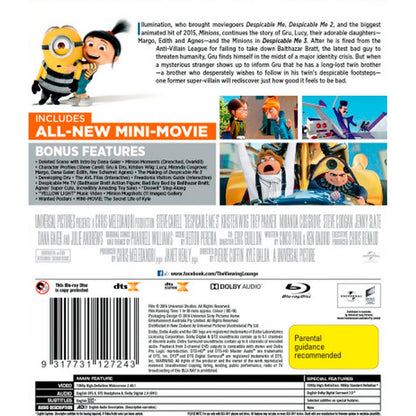 Despicable Me 3 Blu-Ray