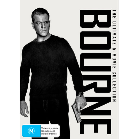 Bourne: The Ultimate 5-Movie Collection (Bourne Identity (2002) / Bourne Supremacy / Bourne Ultimatum / Bourne Legacy / Jason Bourne) DVD Box Set