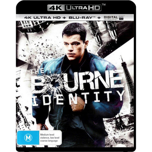 The Bourne Identity (2002) 4K UltraHD + Blu-Ray