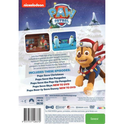 PAW Patrol: Pups Save Christmas DVD