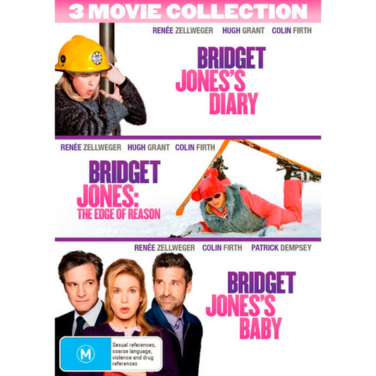 Bridget Jones's Diary / Bridget Jones: The Edge of Reason / Bridget Jones's Baby (3 Movie Collection) DVD Box Set