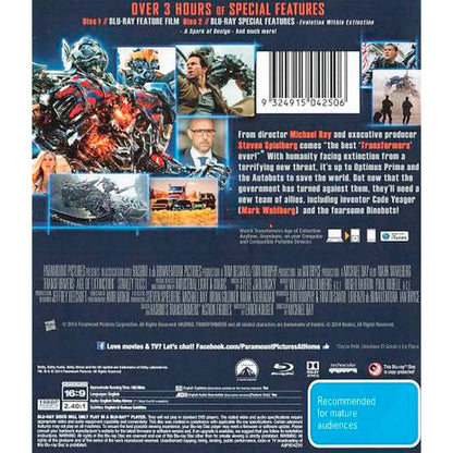 Transformers: Age of Extinction Blu-Ray