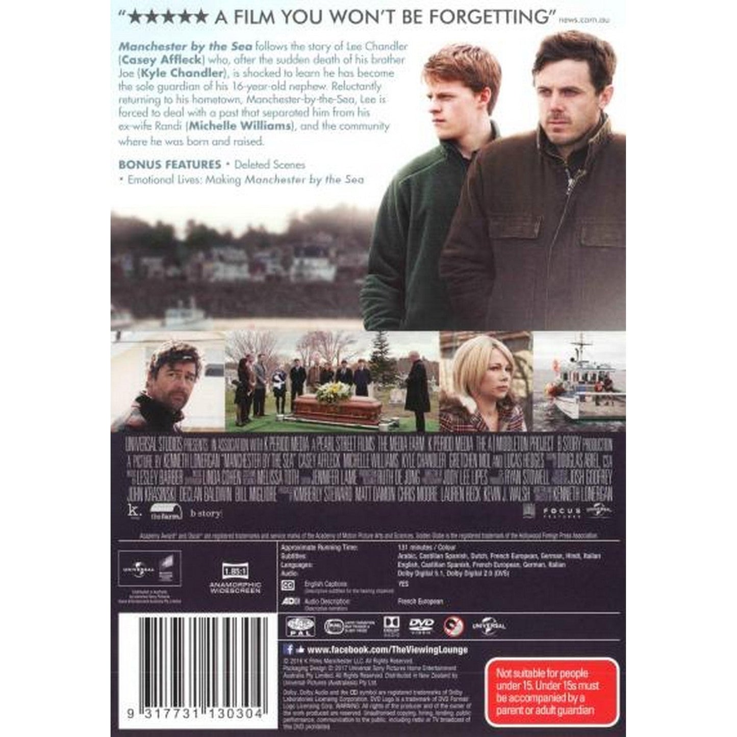 Manchester by the Sea  DVD