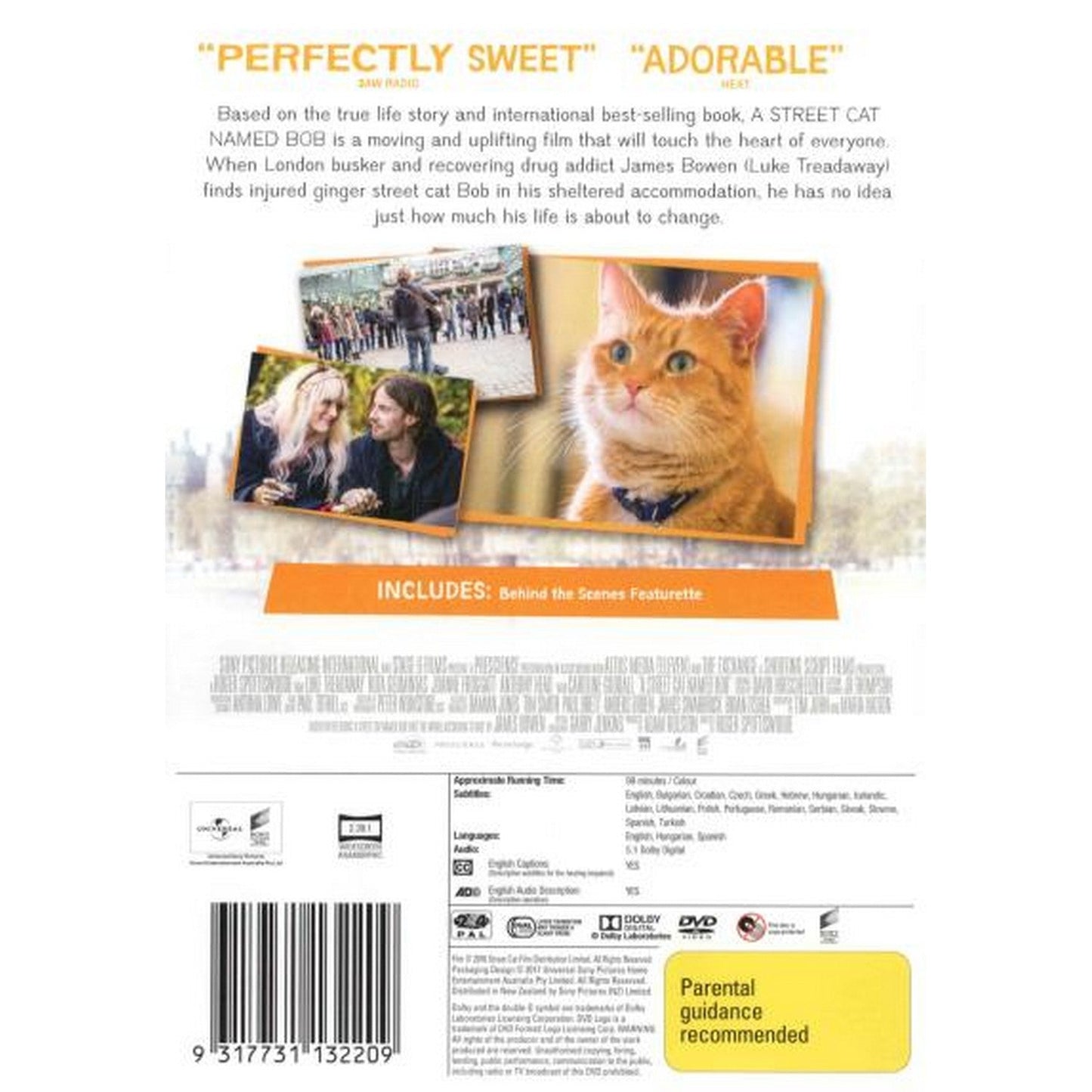 A Street Cat Named Bob DVD