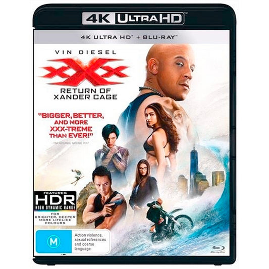 xXx: Return of Xander Cage 4K UltraHD + Blu-Ray