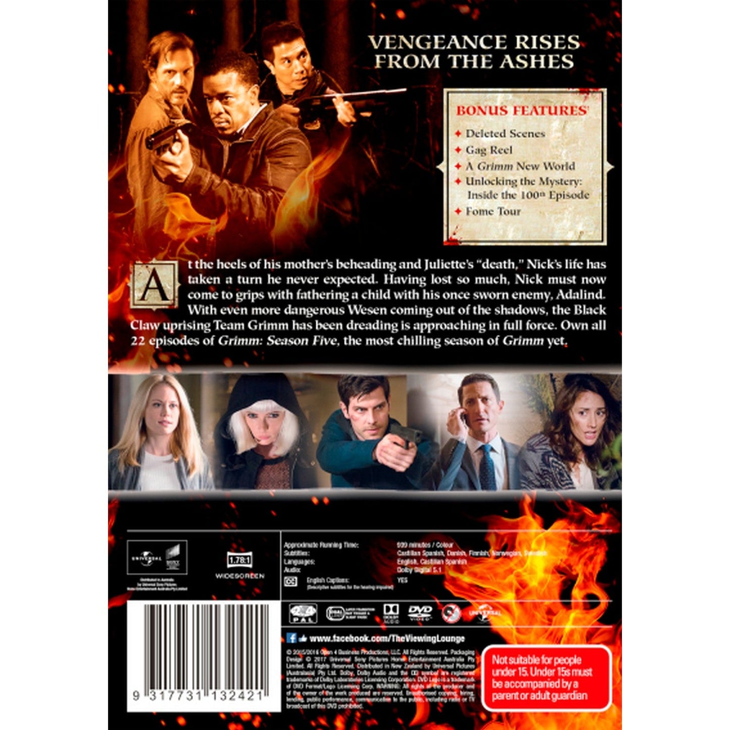 Grimm: Season 5 DVD