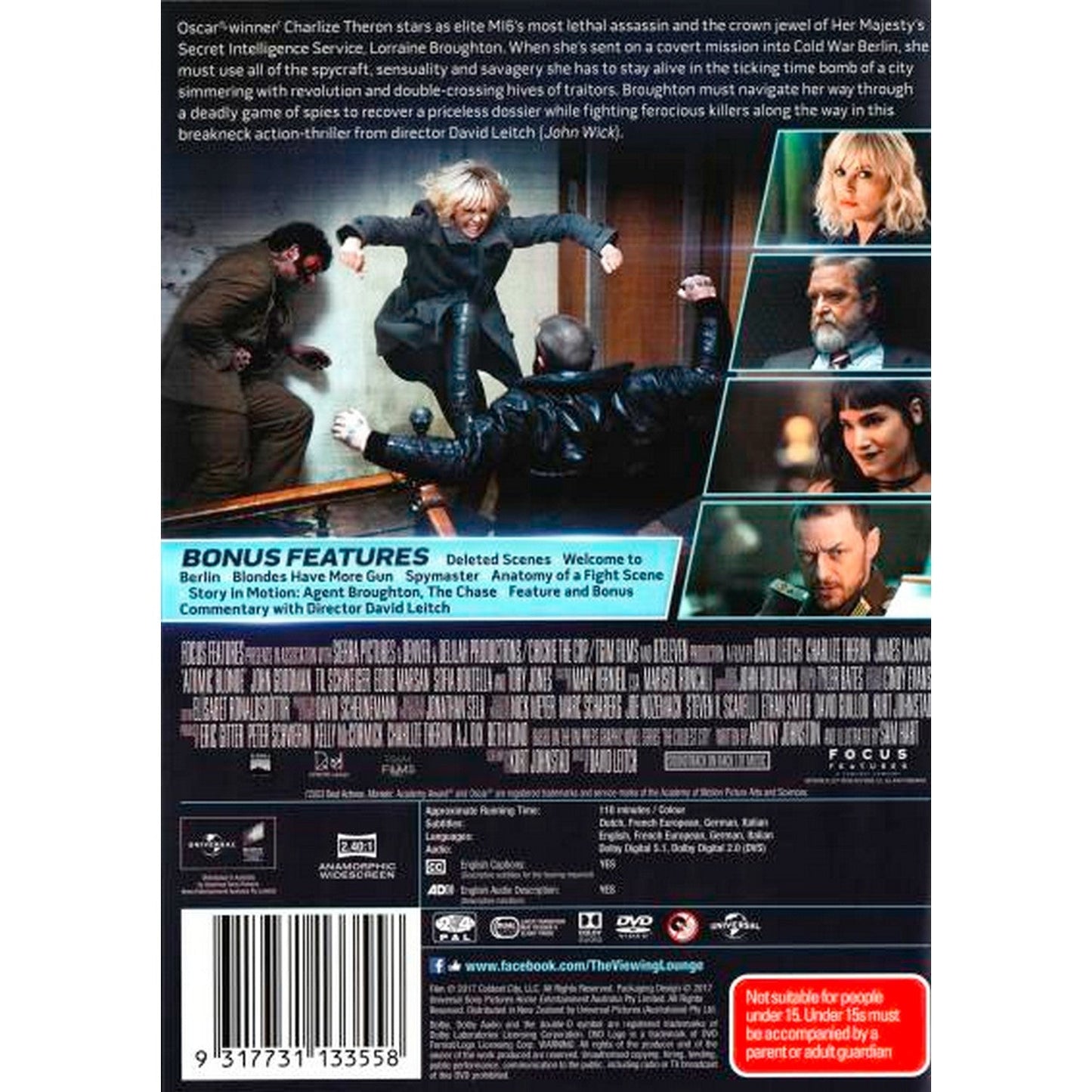 Atomic Blonde DVD