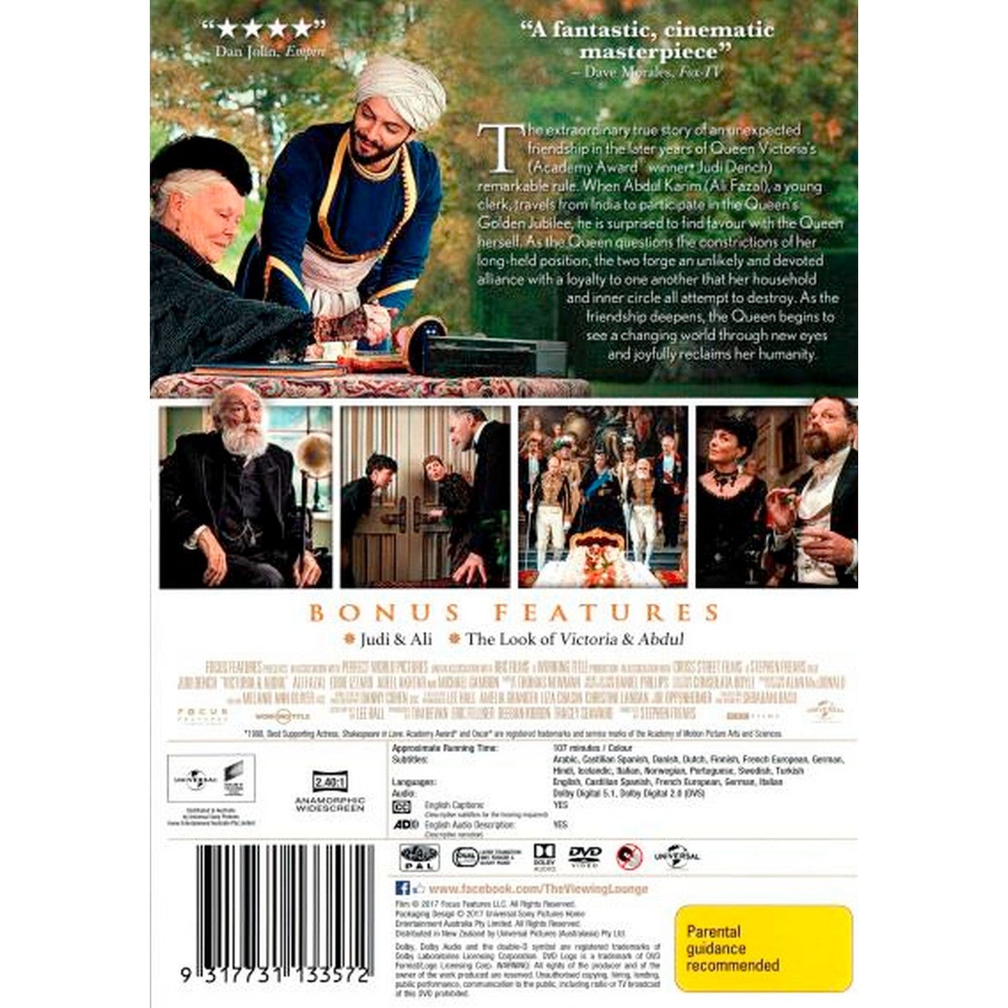 Victoria & Abdul DVD