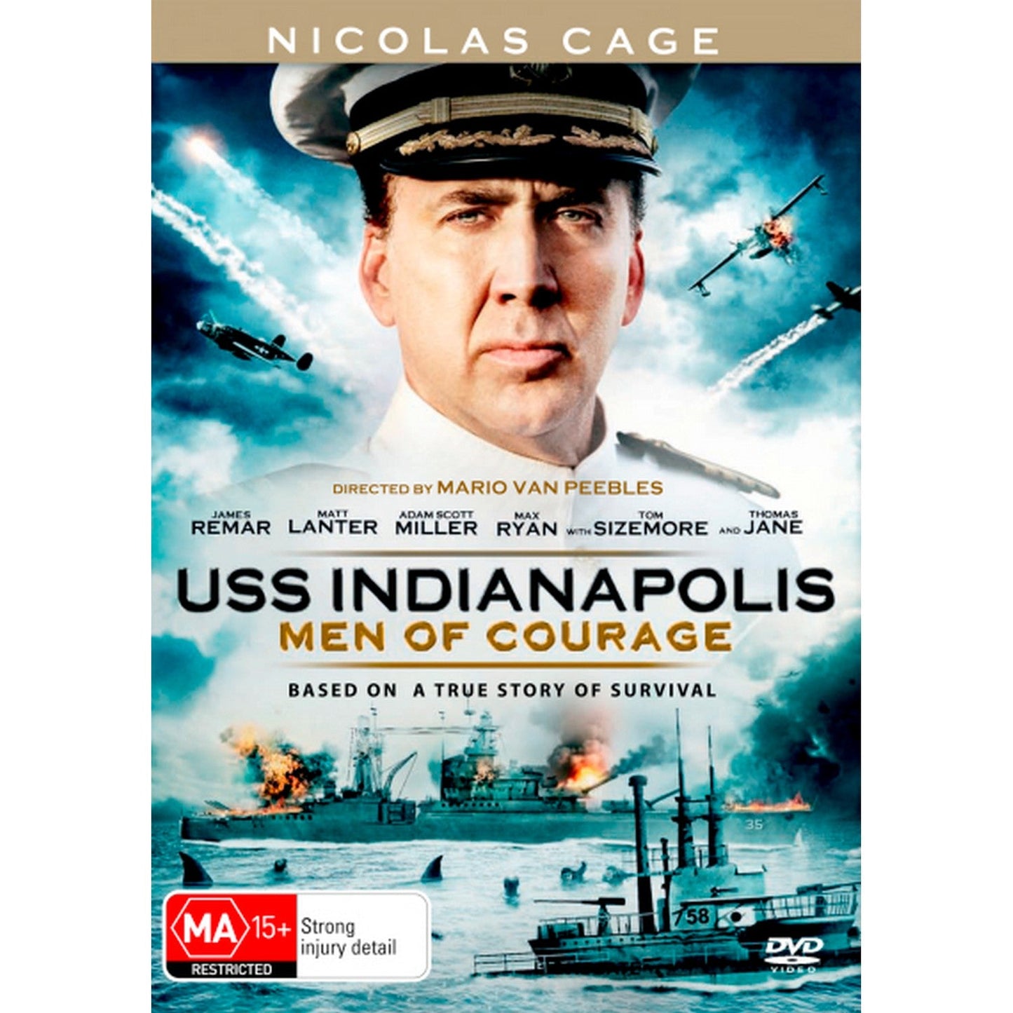 USS Indianapolis: Men of Courage DVD