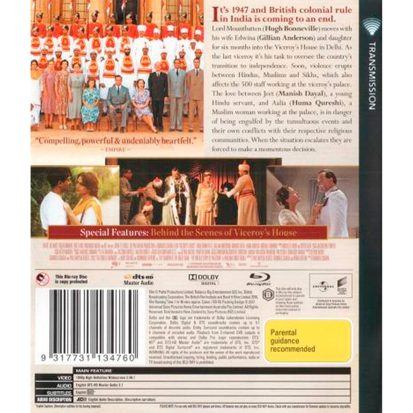 Viceroy's House Blu-Ray