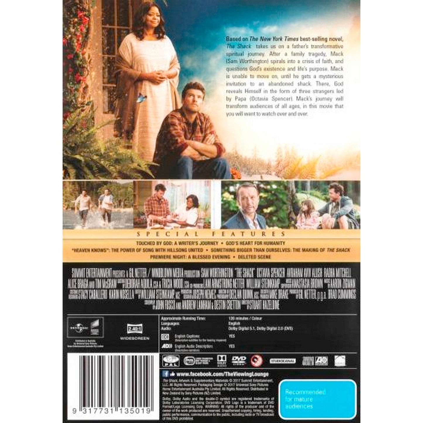 The Shack DVD